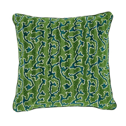 So7416003 Rubia Embroidery 16" Pillow Ivory By Schumacher Furniture and Accessories 1,So7416003 Rubia Embroidery 16" Pillow Ivory By Schumacher Furniture and Accessories 2,So7416003 Rubia Embroidery 16" Pillow Ivory By Schumacher Furniture and Accessories 3