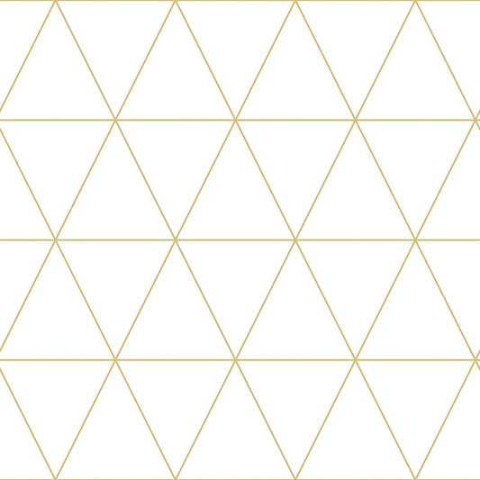 Looking 4060-347682 Fable Leda Metallic Geometric Wallpaper Metallic by Chesapeake Wallpaper