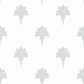 Sample MB31617 Beach House Summer Fan, Daydream Gray Feathers by Seabrook Wallpaper