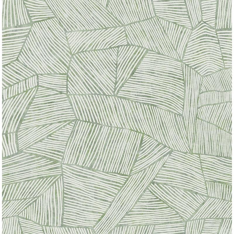 Shop 4014-26403 Seychelles Aldabra Green Textured Geometric Wallpaper Green A-Street Prints Wallpaper