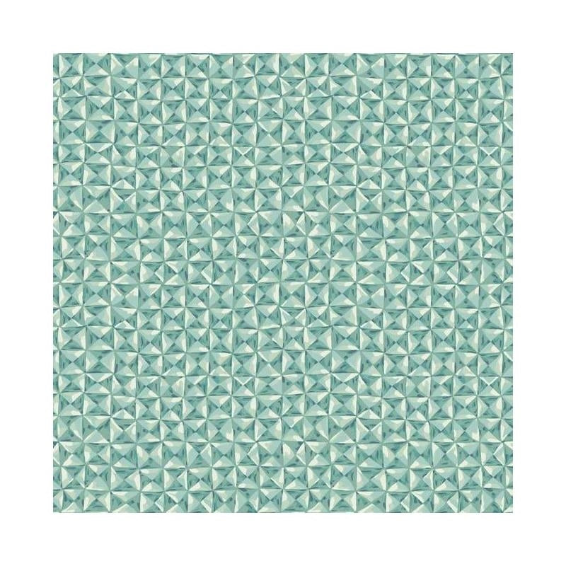 Sample - CP1218 Breathless color Blue, Geometrics by Candice Olson Wallpaper