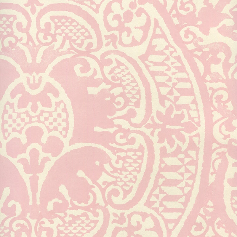 Sample 352000W-22OWP Veneto, Soft Pink On Off White by Quadrille Wallpaper