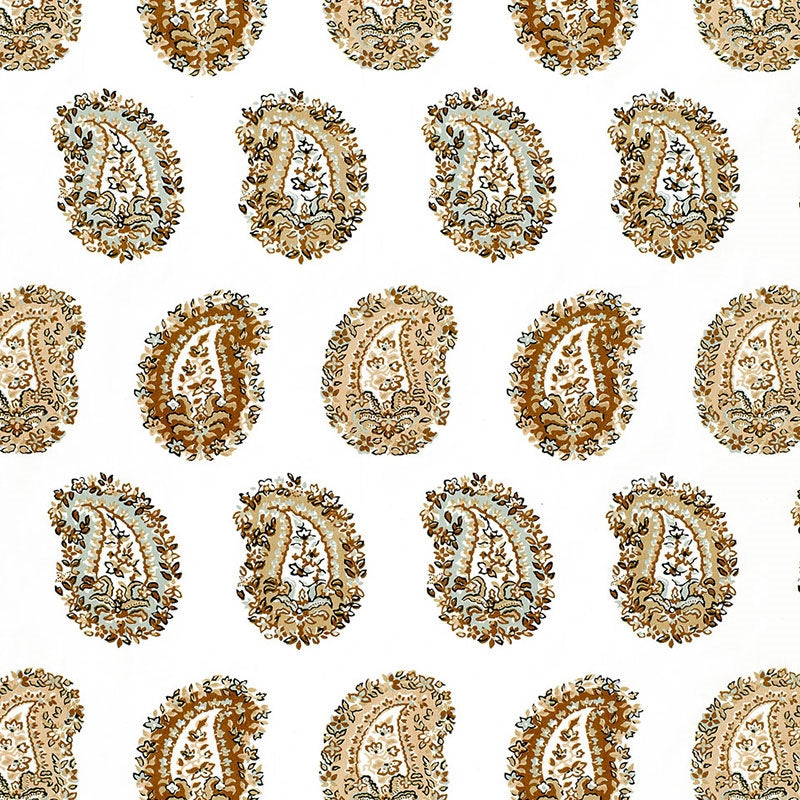 Purchase sample of 1329002 Arklow Paisley, Stone by Schumacher Fabric