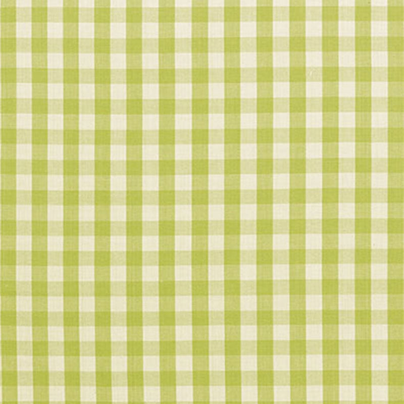 Purchase sample of 63055 Elton Cotton Check, Pear by Schumacher Fabric