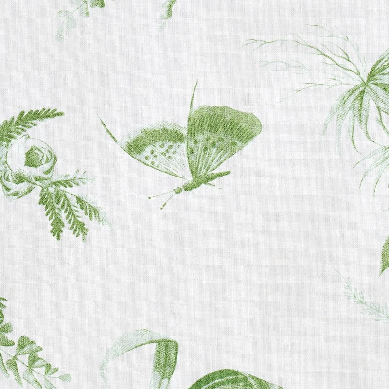 Save 179571 Toile De La Prairie Green Schumacher Fabric