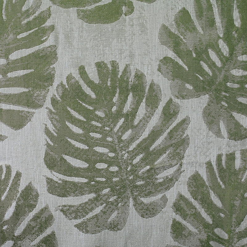Sample A9 0002Palm Palm Leaves, Deep Forest Green By Aldeco