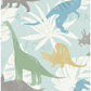 Find FA40012 Playdate Adventure Blue Dinosaurs by Seabrook Wallpaper
