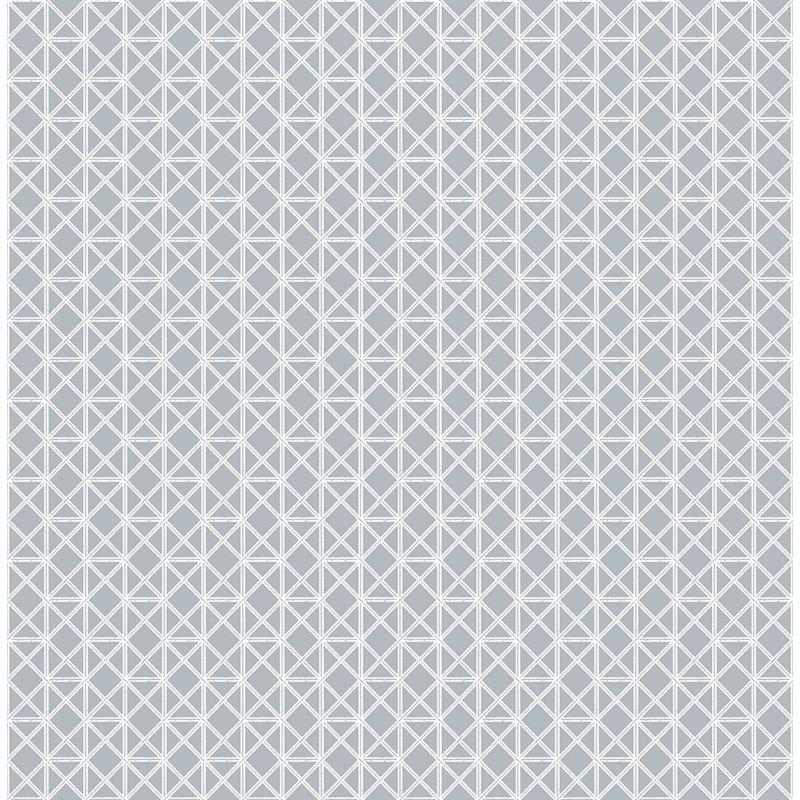 Search 2969-26002 Pacifica Lisbeth Grey Geometric Lattice Grey A-Street Prints Wallpaper