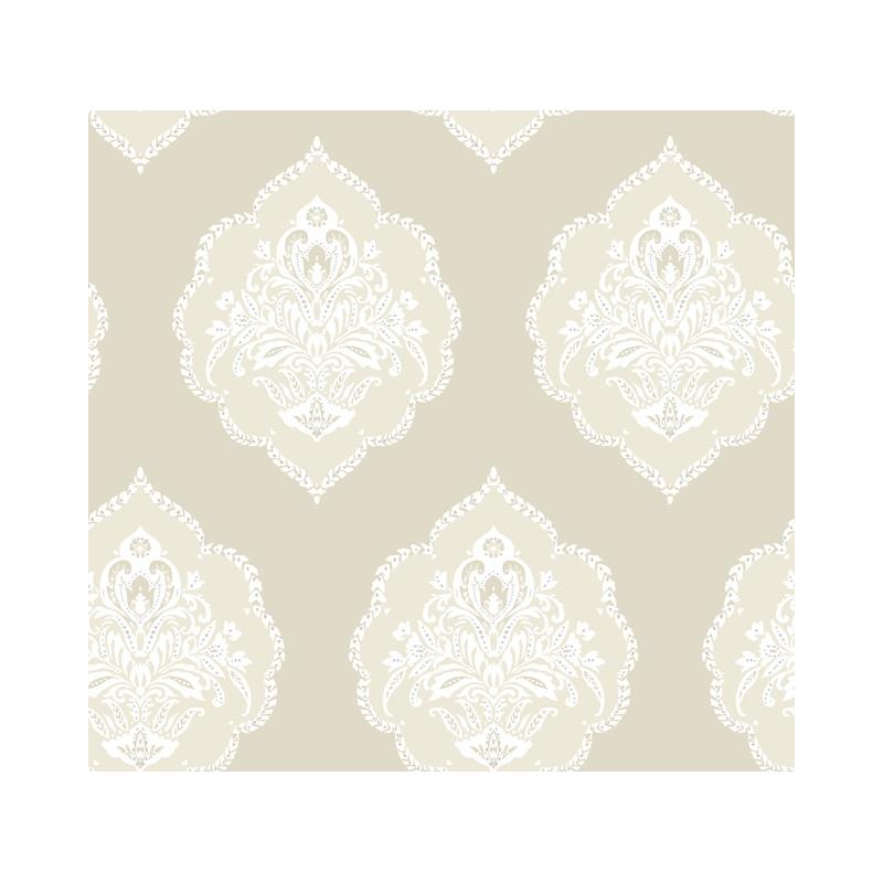 Sample DM4983 Damask Resource Library, Signet Medallion Dam by York Wallpaper