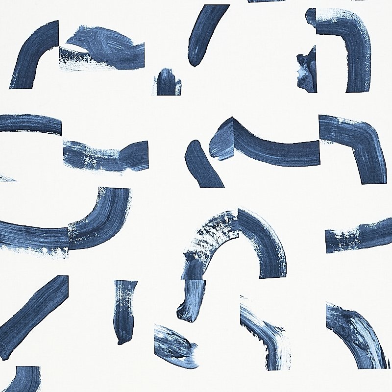 Purchase sample of 177894 Sepiessa, Navy by Schumacher Fabric