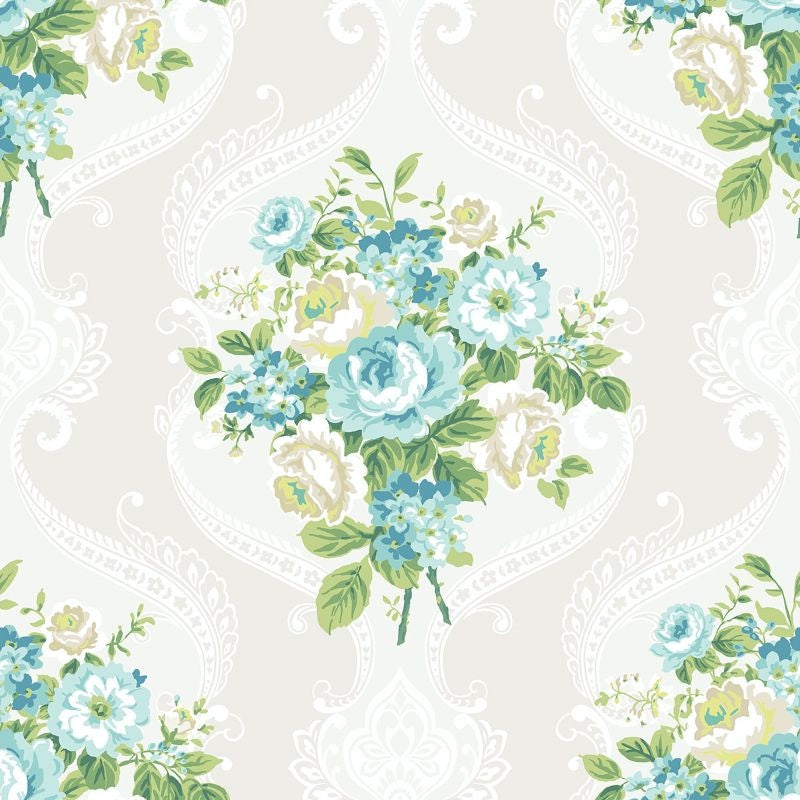 View HC80002 Mod Chic Catch the Bouquet by Wallquest Wallpaper