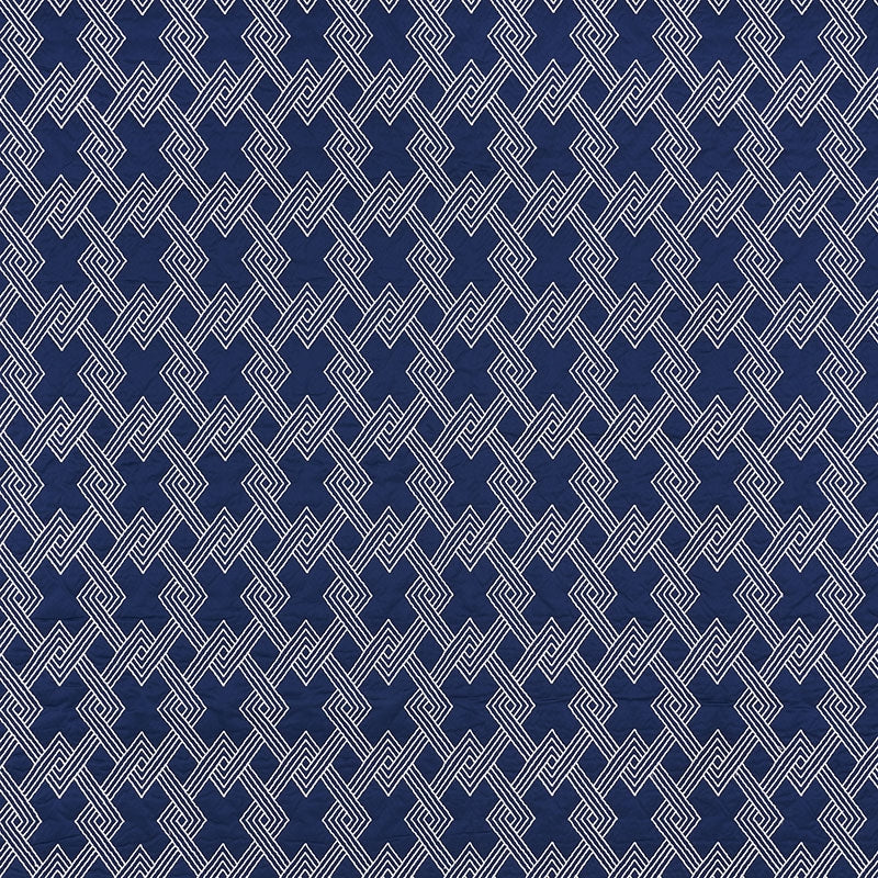 Purchase sample of 70142 Hix, Navy by Schumacher Fabric