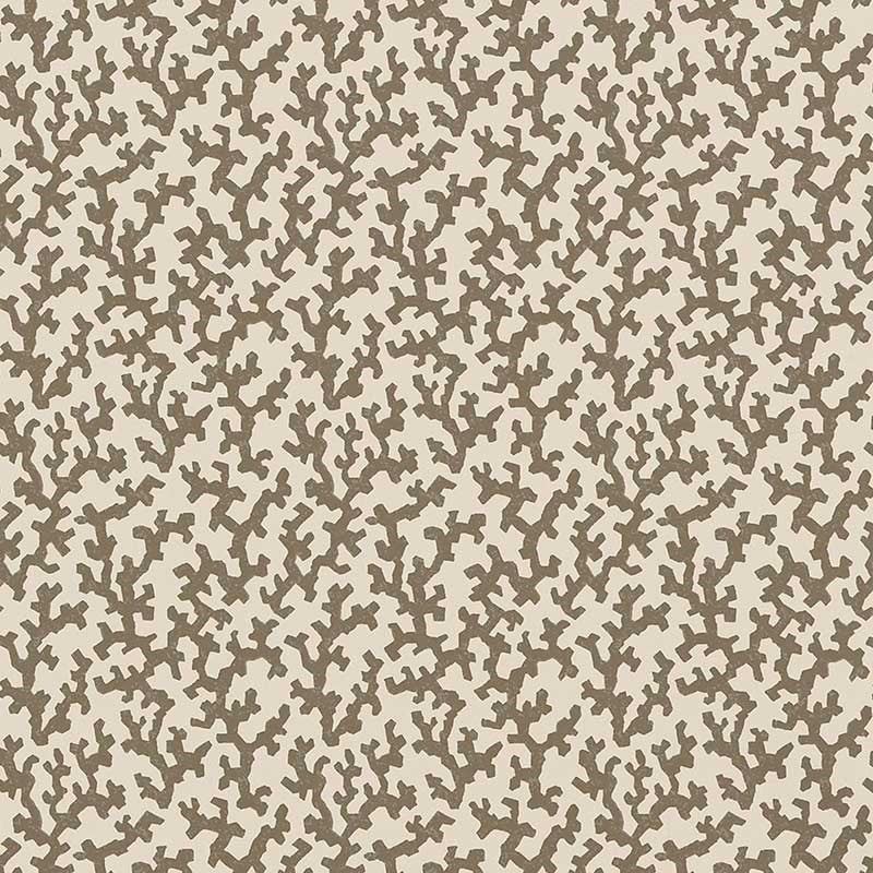 View 5008006 Folly Berber Brown Schumacher Wallpaper