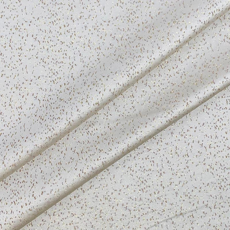 Sample 8965 WARNICK FLECKS, Gold, Metallic, Pink by Magnolia Fabric