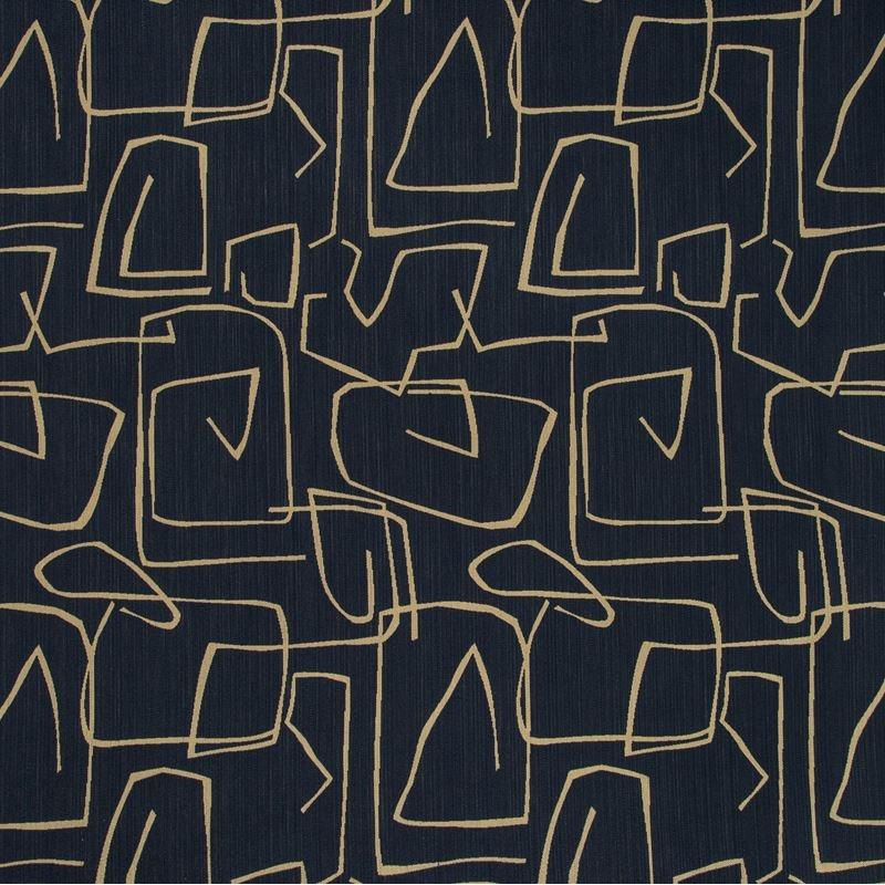 View 35646.516.0  Contemporary Dark Blue by Kravet Design Fabric