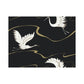 Sample BW3871 Soaring Cranes, Black and White Resource Library by York Wallpaper