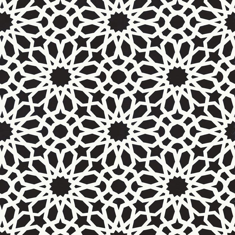Looking for 5006642 Agadir Screen Noir Schumacher Wallpaper
