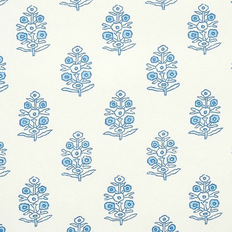 Search 5011930 Aditi Blue Schumacher Wallcovering Wallpaper