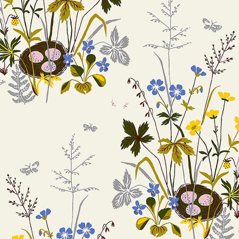 Sample 1961 FÃ¥gelbo, Multi By Borastapeter Wallpaper