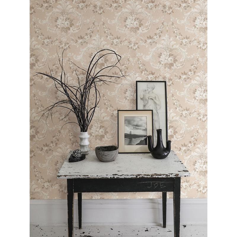 Order AST4063 Zio and Sons This Old Hudson Blush Rose Damask Blush A-Street Prints Wallpaper