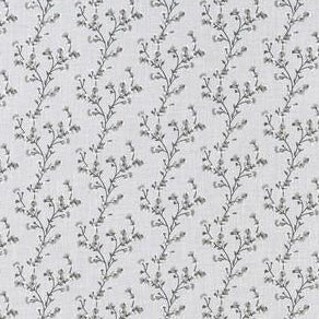Looking F1439/04 Blossom Silver Botanical by Clarke And Clarke Fabric
