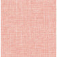 Save on 4081-26355 Happy Emerson Coral Faux Linen Coral A-Street Prints Wallpaper