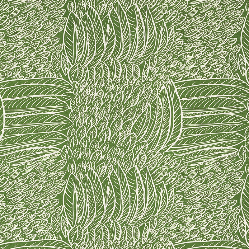 Purchase sample of 176232 Featherfest, Leaf by Schumacher Fabric