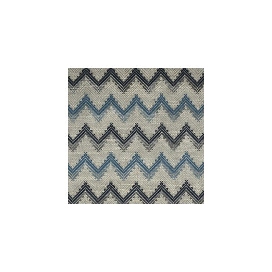Find F3246 Waves Blue Chevron Greenhouse Fabric