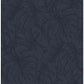 SLS3978 Scott Living Indigo Borneo Peel &amp; Stick Wallpaper by NuWallpaper