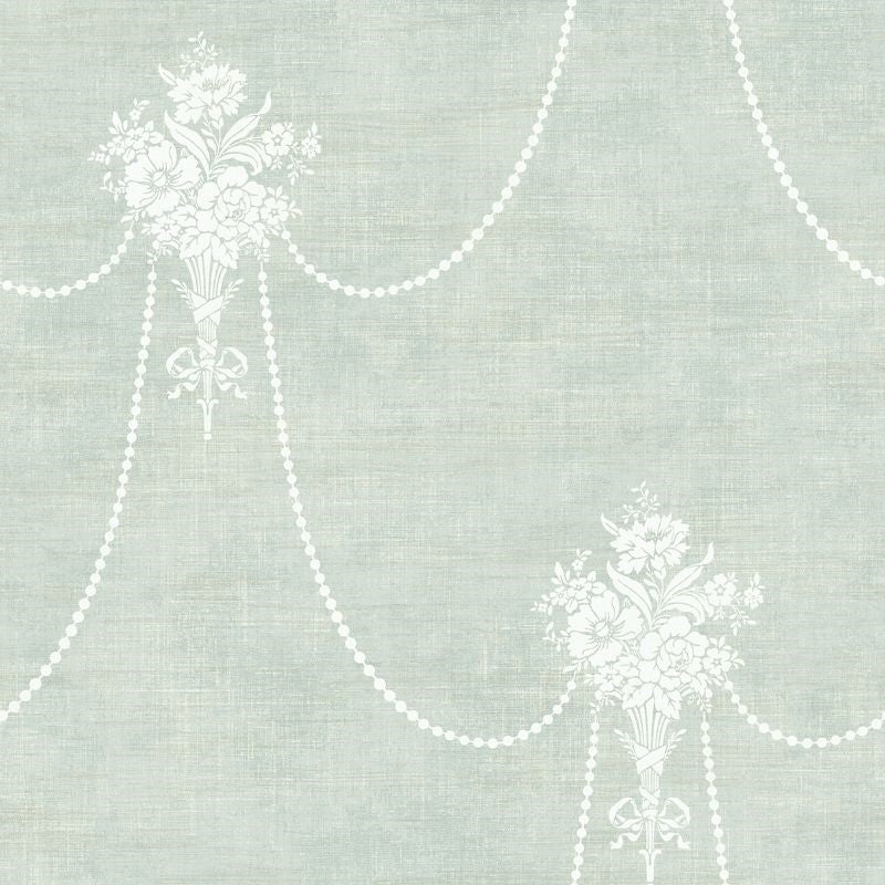 Select MV80202 Vintage Home 2 Beaded Bouquet by Wallquest Wallpaper