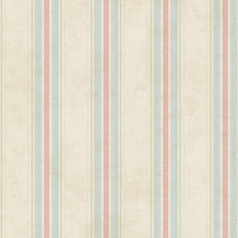 Save MV80301 Vintage Home 2 Stripe by Wallquest Wallpaper