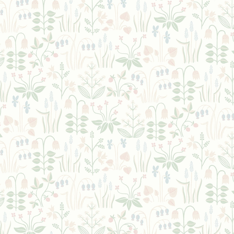 Sample 7217 Strawberry Field, Ivory By Borastapeter Wallpaper