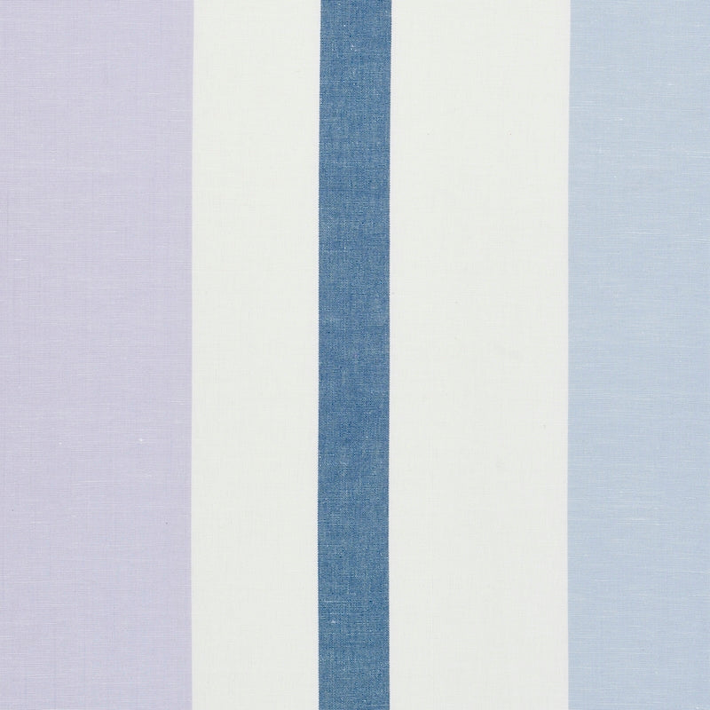 Find 79661 Lolland Linen Stripe Lilac & Blue by Schumacher Fabric