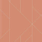Save on 2889-25201 Plain Simple Useful Torpa Coral Geometric Coral A-Street Prints Wallpaper