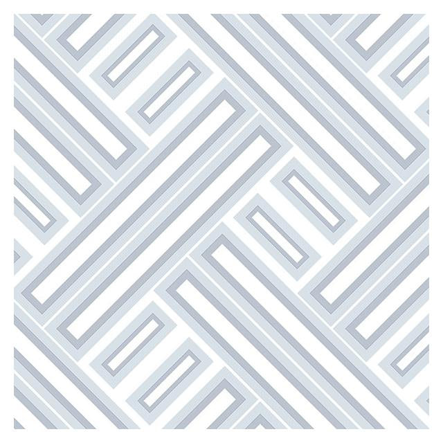 Buy GX37607 Geometrix Blue Rectangles Wallpaper by Norwall Wallpaper