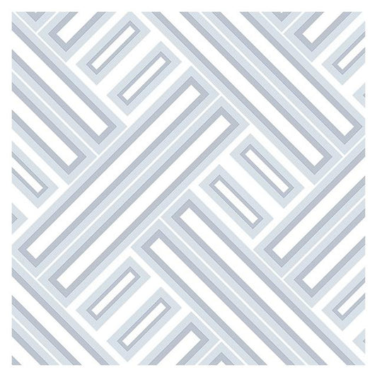Buy GX37607 Geometrix Blue Rectangles Wallpaper by Norwall Wallpaper
