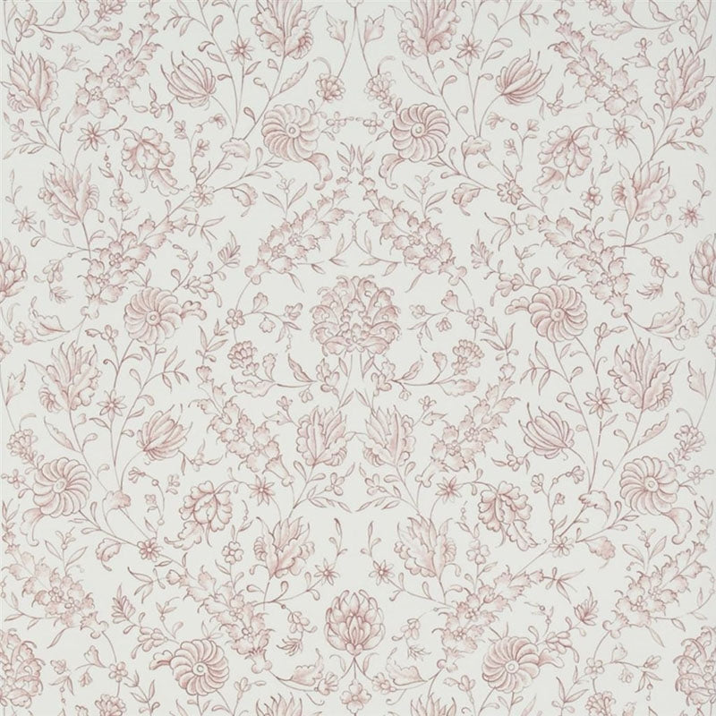 Buy PQ009/04 Flora Crimson by Designer Guild Wallpaper