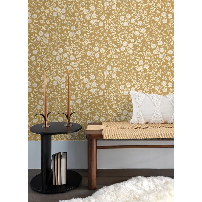316042 Posy Liana Gold Trail Wallpaper by Eijffinger,316042 Posy Liana Gold Trail Wallpaper by Eijffinger2