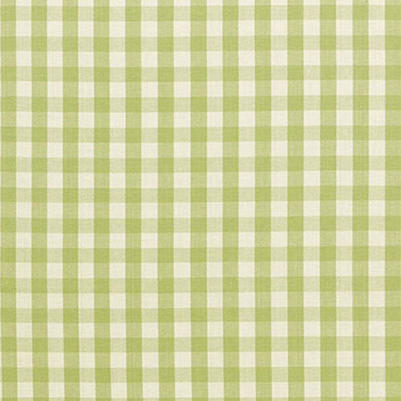 Purchase sample of 63056 Elton Cotton Check, Sage by Schumacher Fabric