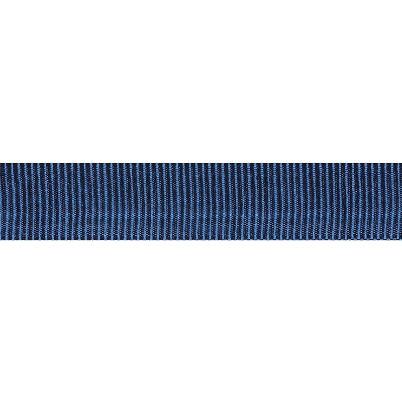 75018 | Medium Faille Tape, Navy - Schumacher Fabric