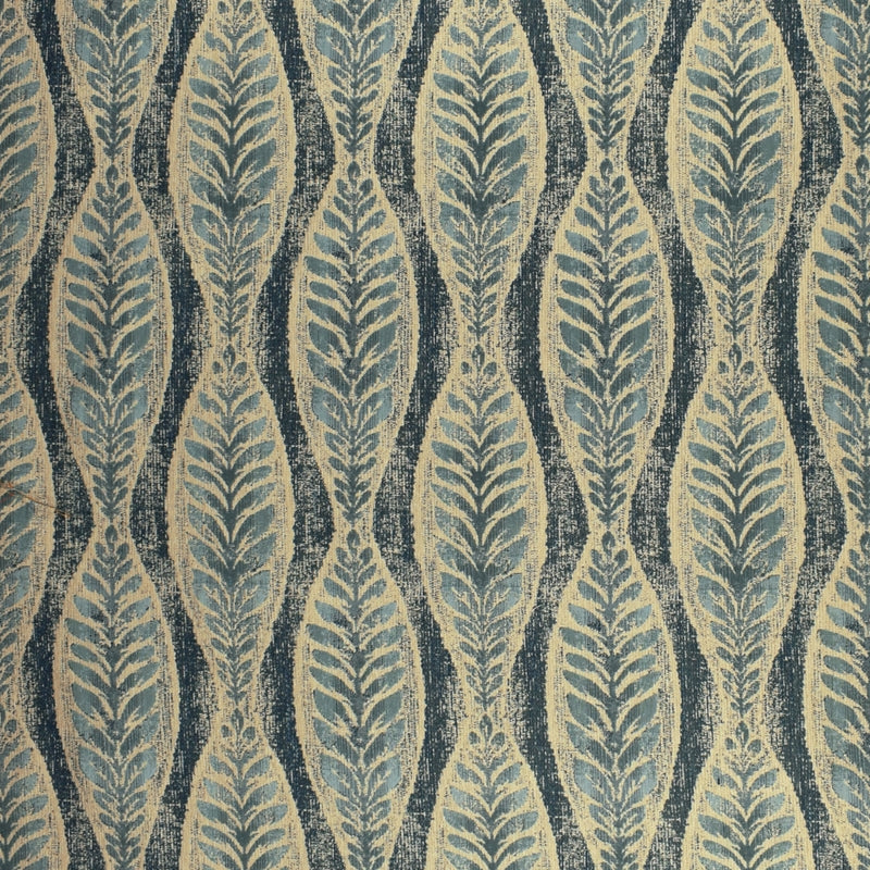 Buy F2966 Indigo Foliage Upholstery Greenhouse Fabric