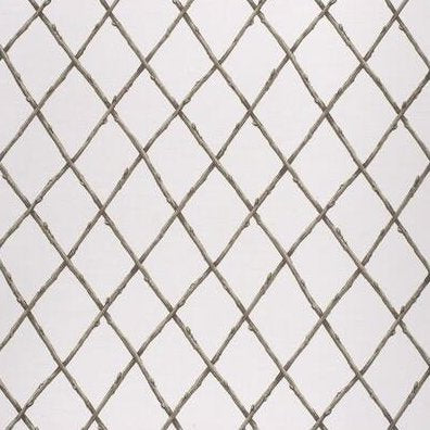 Looking 2020116.130.0 Bare Twig Trellis Green Lattice by Lee Jofa Fabric