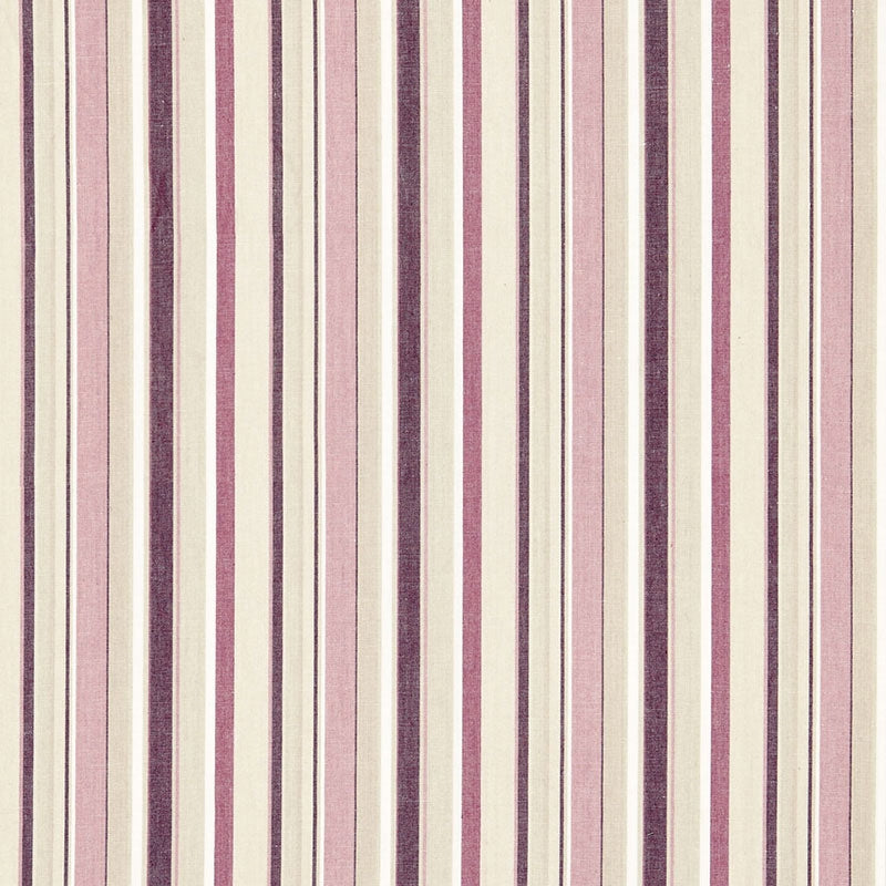 Order 66052 Tybee Stripe Mulberry by Schumacher Fabric