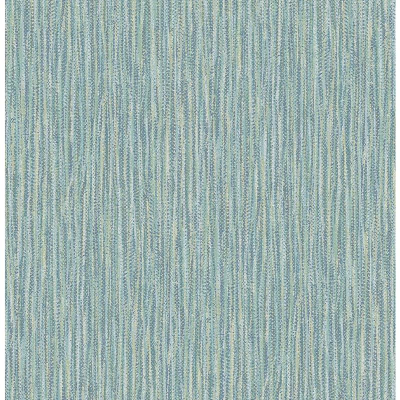 Sample 2901-25420 Perennial,  Raffia Thames Aqua Faux Grasscloth Wallpaper by A Street Prints