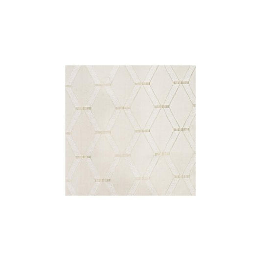 Find S3875 Vanilla White Geometric Greenhouse Fabric