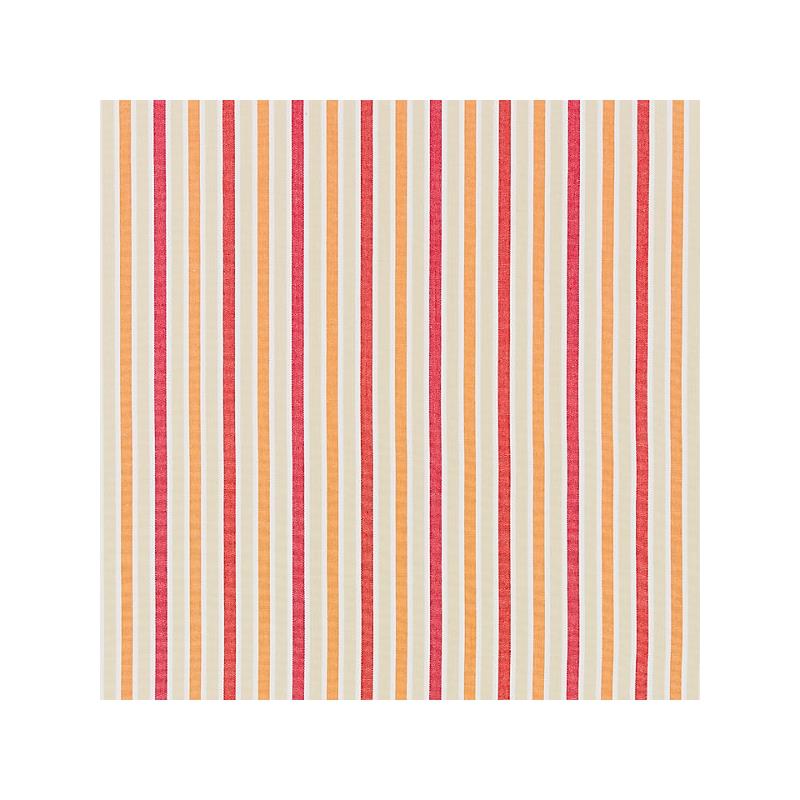 Save 27114-002 Leeds Cotton Stripe Coral by Scalamandre Fabric