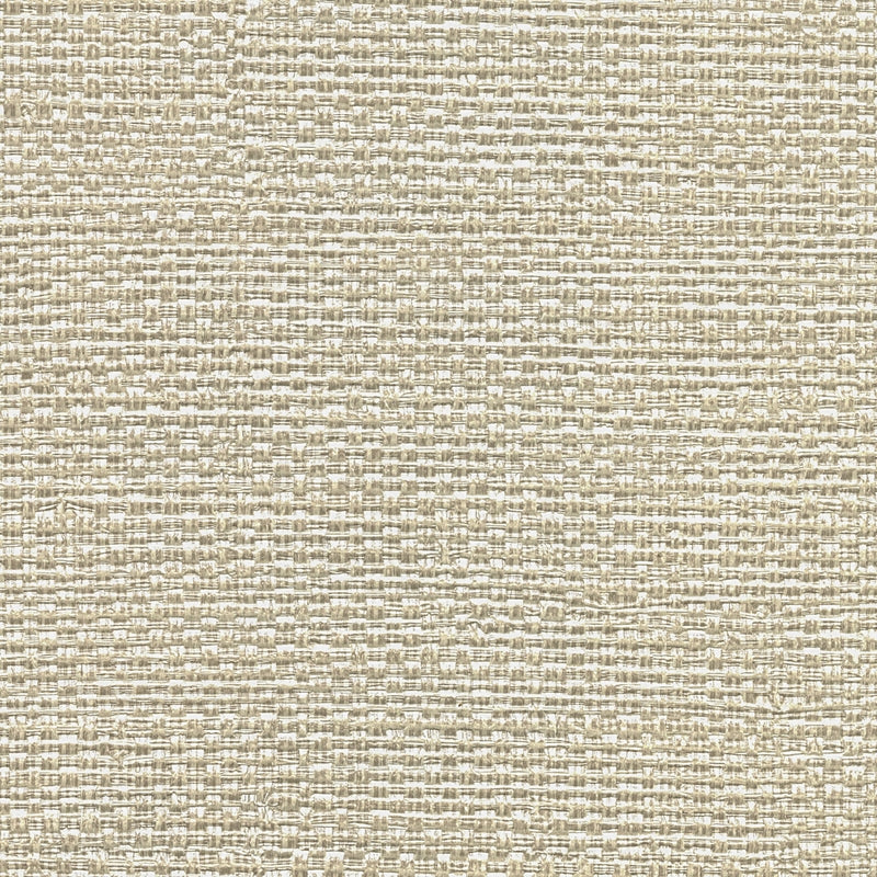 Purchase 2758-8025 Textures and Weaves Bohemian Bling Off-White Basketweave Wallpaper Off-White by Warner Wallpaper