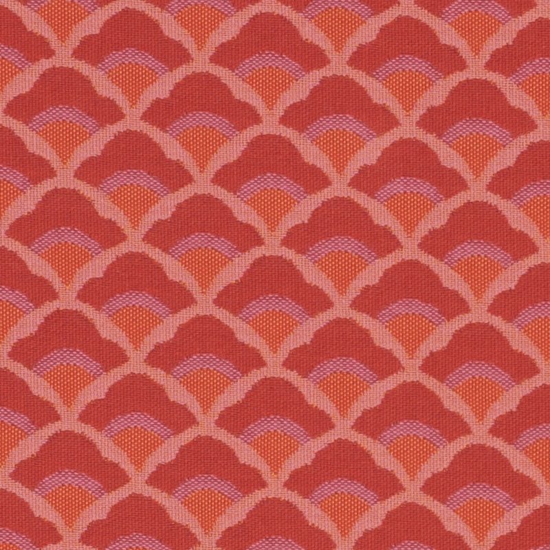 Purchase sample of 77181 Wilhelm, Coral by Schumacher Fabric