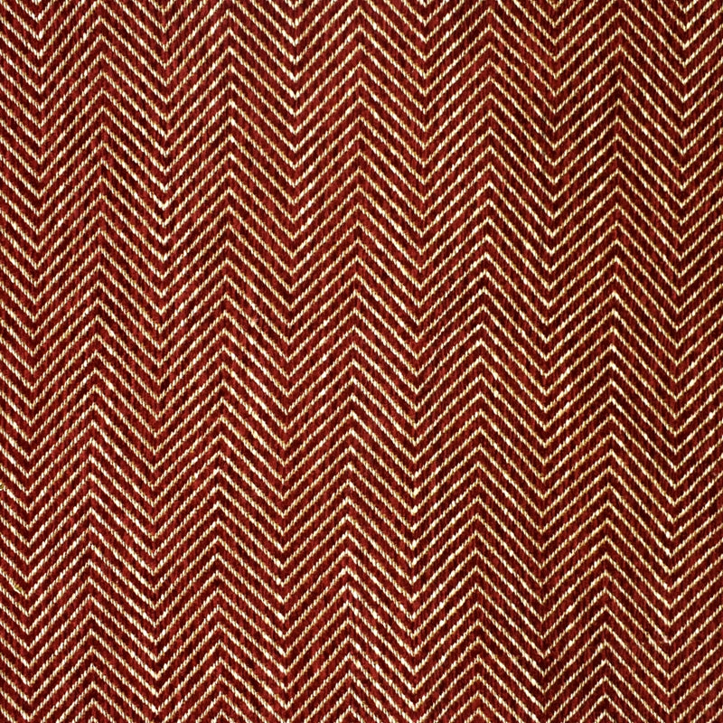 Select F2382 Brick Red Chevron Greenhouse Fabric