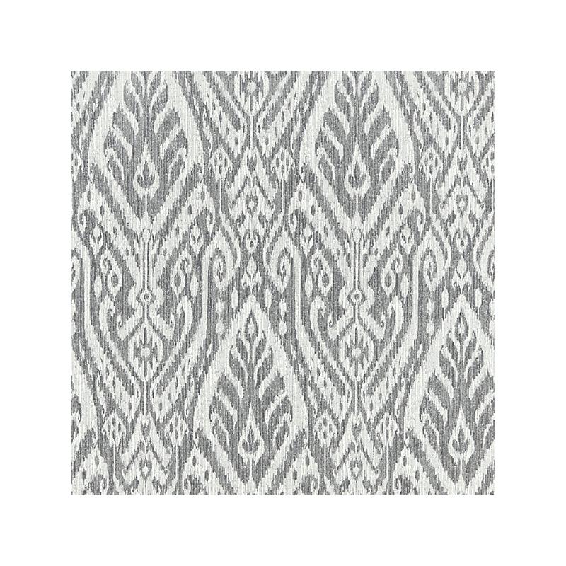 Sample 27196-002 Borneo Ikat, Smoke - Scalamandre Fabric (SC 000227196)